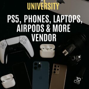 PS5, Phones, Galaxy, iPhone, Laptops, Cameras, AirPods & More Vendor